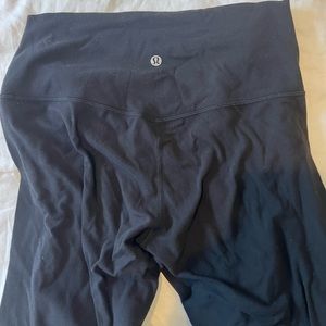 Lululemon black align leggings 25 in